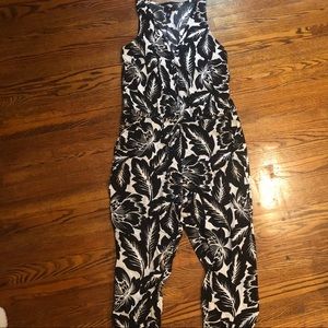GAP tropical pattern jumpsuit